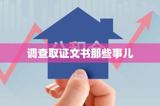 南平调查取证文书那些事儿
