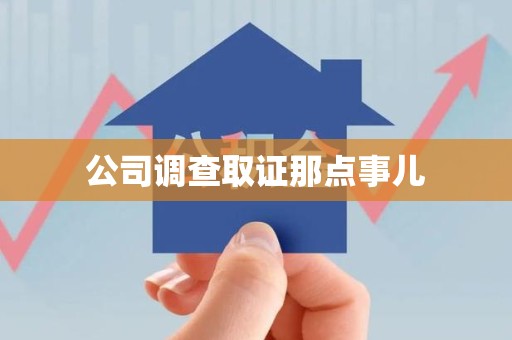 南平公司调查取证那点事儿