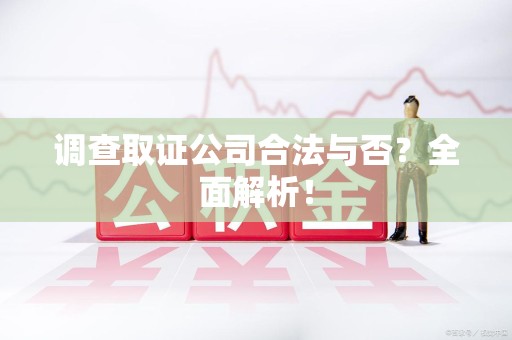 南平调查取证公司合法与否？全面解析！