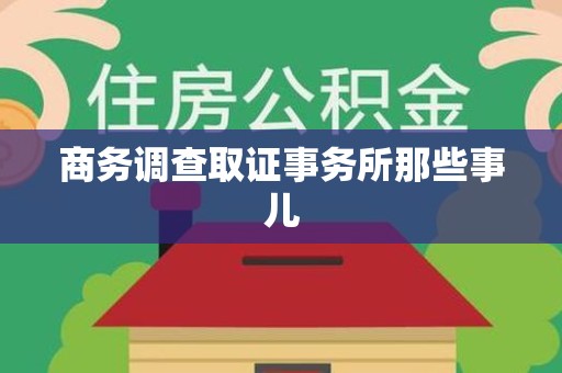 南平商务调查取证事务所那些事儿