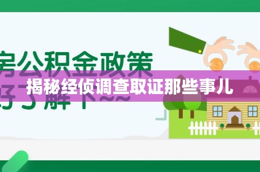 南平揭秘经侦调查取证那些事儿