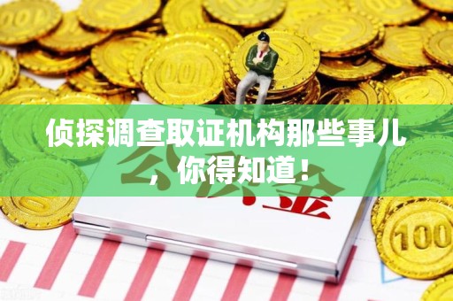 南平侦探调查取证机构那些事儿，你得知道！